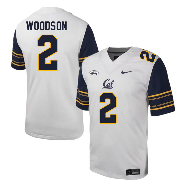 Men #2 Craig Woodson California Golden Bears ACC Conference College Football Jerseys Stitched Sale-W